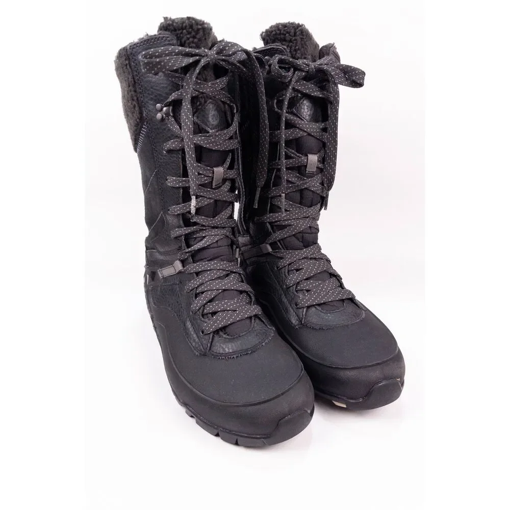 Merrell Aurora Tall Ice+ Women's Black Winter Boots Size 8.5 Vibram Snow